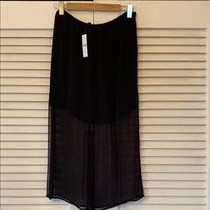 J Crew Gwyneth layered slip skirt in crinkle chiffon